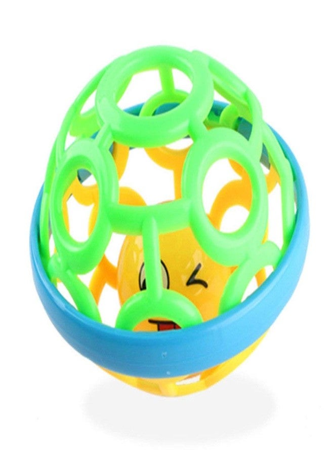 BLISSBORN Rattle Ball for Babies, Rattles for Kids, Rattle Toys for Infants, Soft Rubber Fitness Balls for Little Boys and Girls, Early Development Toys for Infants (Pack of 1) - Image 1